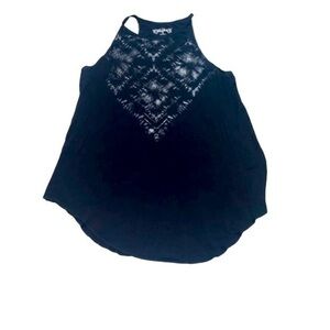 🔥🔥Mudd High Neck Tie-dye Patterned Tank Top